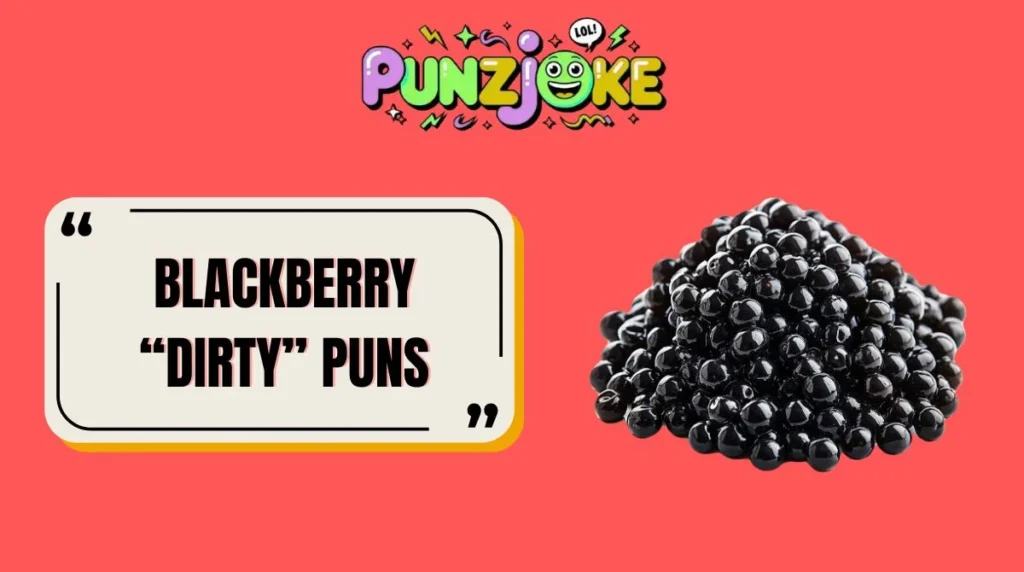 Blackberry “Dirty” Puns