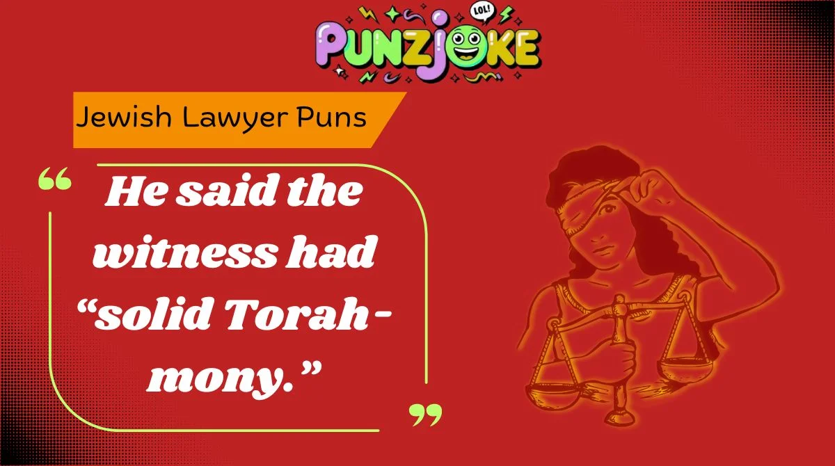 Jewish Lawyer Puns