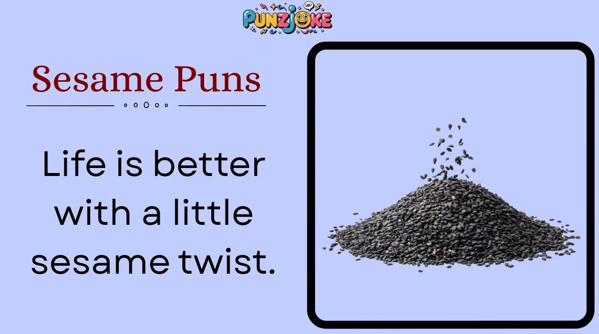 Sesame Puns